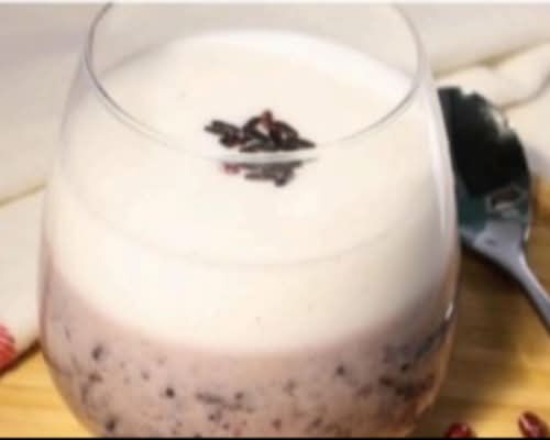 D10 紅豆紫米鮮奶 / MILK TEA RED BEAN & PURPLE RICE